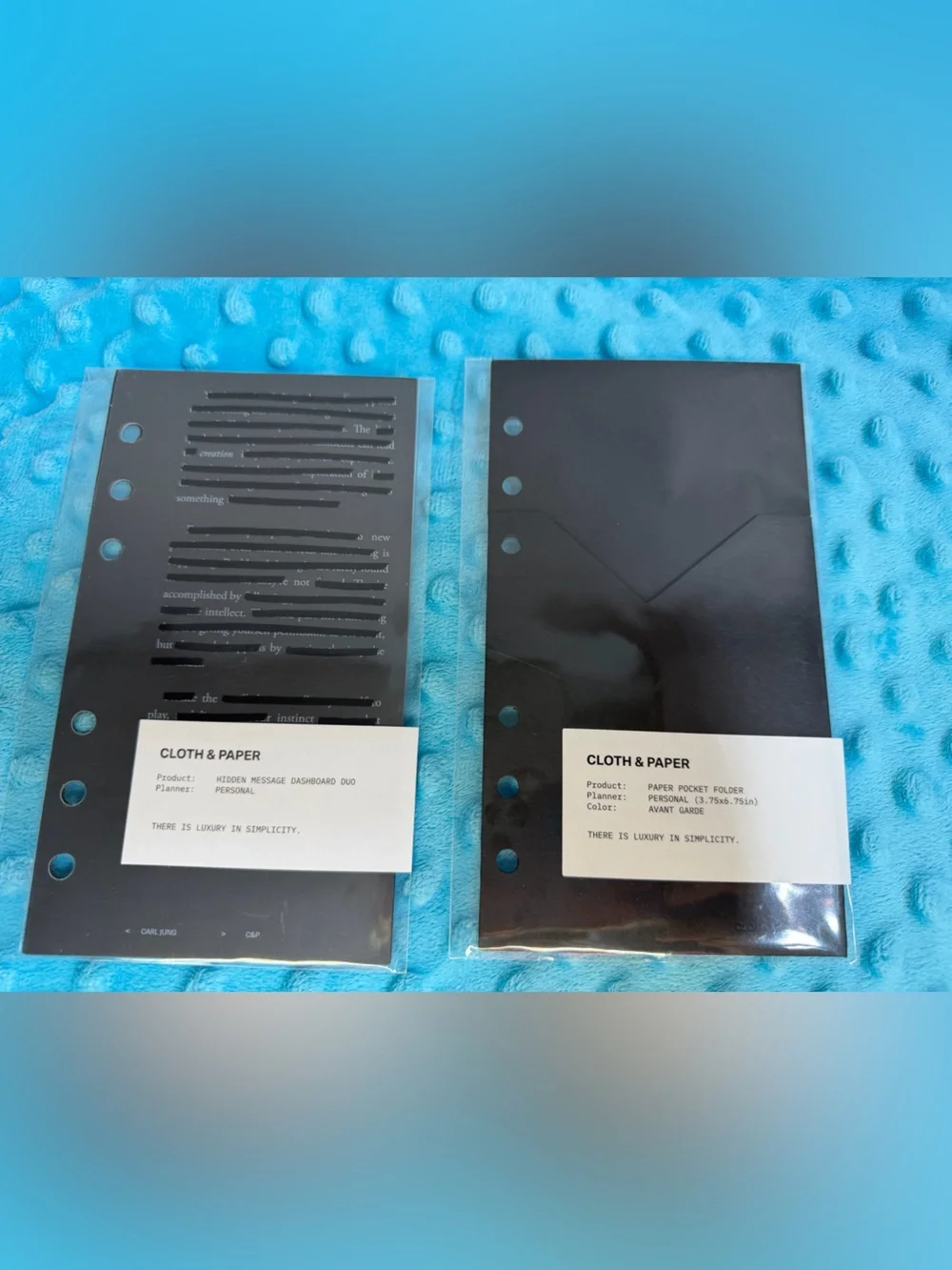 Cloth & Paper Personal Size Dashboard Bundle